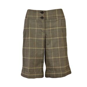 Michael Kors Women’s Plaid Bermuda Shorts Size 6 Like New